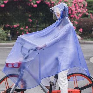 レインコート ポンチョ 自転車 透明 レインコ...の詳細画像4