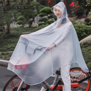 レインコート ポンチョ 自転車 透明 レインコ...の詳細画像5
