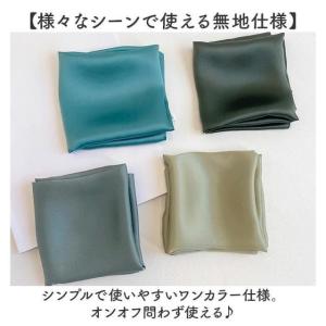 スカーフ シルク 100% 正方形 定番 大判...の詳細画像4