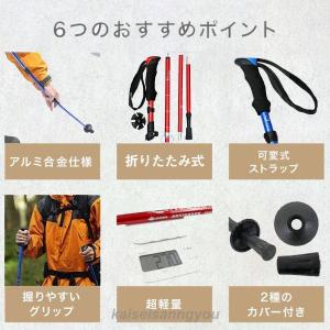 杖 介護 折りたたみ式 ステッキ 2type ...の詳細画像5