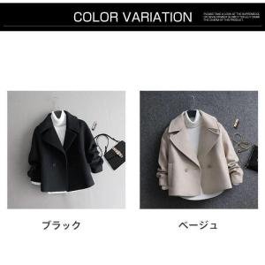 新作 チェスターコート レディース ラシャコー...の詳細画像5