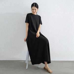 マキシワンピース レディース ロングワンピ 半...の詳細画像1