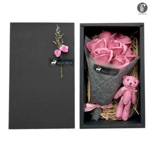 ソープフラワー 母の日 造花 ボックスフラワー...の詳細画像1