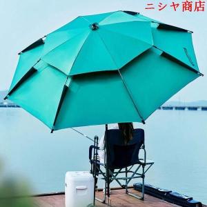 パラソル 釣り傘 チルト機能付 ガーデンパラソル 360度回転 フィッシングパラソル 日傘 日よけ 日除け 外径200cm 220cm 240cm ビーチパラソル UVカット テラス