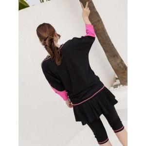 [] フィットネス 水着 レディース 3点セッ...の詳細画像3