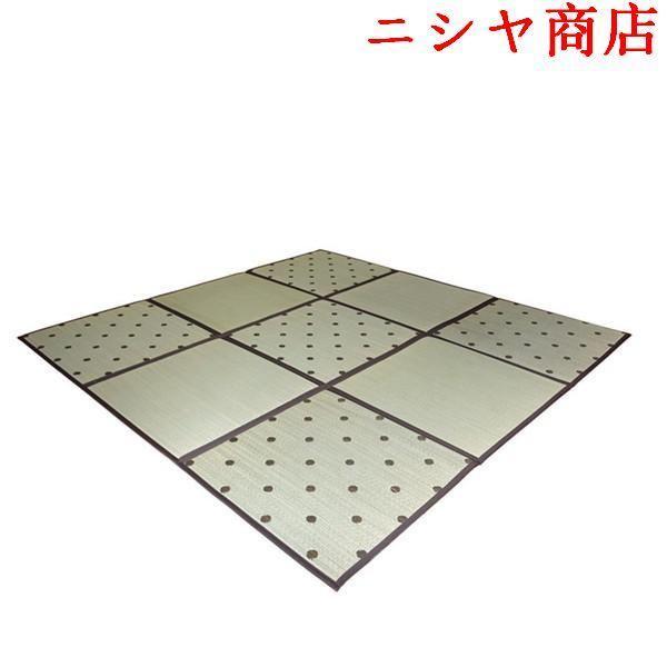 い草ラグ ユニット畳 涼感マット 敷物 フロアマット 夏用 大判 防虫 防カビ 滑り止め 北欧風 和...