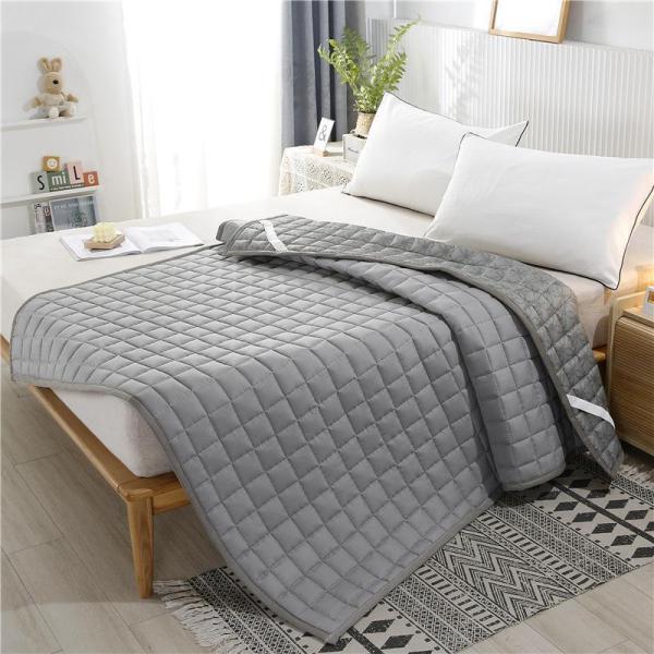 重い布団ウェイトブランケット加重ブランケット重いブランケット122×183cm4.5Kgグレー掛け布...