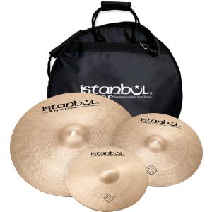 Istanbul Agop Traditional Series Cymbal Set / トラディショナルシリーズ シンバルセット(20" Ride/16" Crash/14" Hi-Hats/ケース)｜soarsound