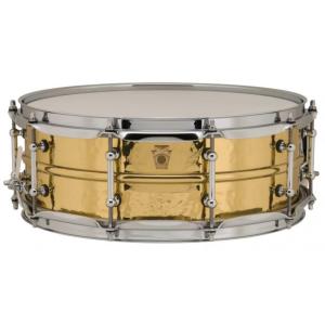 Ludwig ラディック スネアドラム 5"x14" ハンマード仕上げ Brass ブラスシェル L...