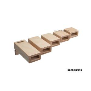 プレイウッド ウッドブロック5音セット美品