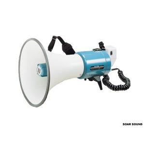 TOA 拡声器 15W マイク付き 抗菌処理 ハンドル付ショルダーメガホン ER