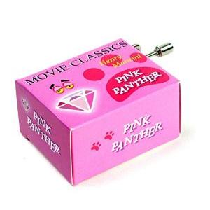 ドイツ製 手回し オルゴール MUSIC BOX ピンクパンサーのテーマ The Pink Pant...