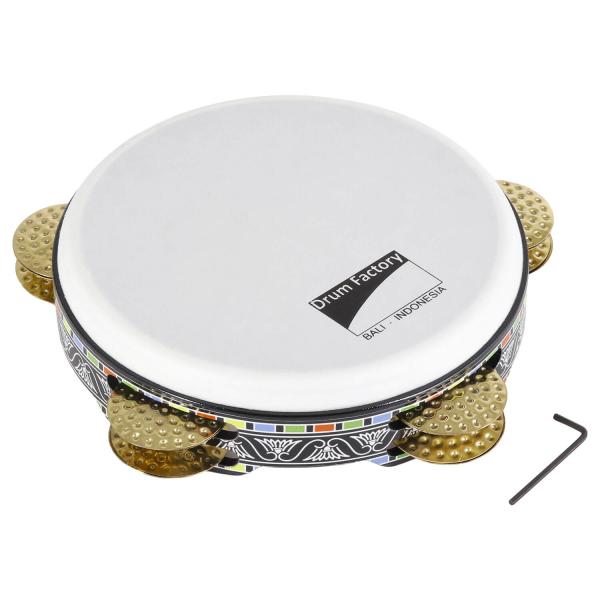 DRUM FACTORY STANDARD RIQ リク タンバリン ファイバースキンヘッド採用 ド...