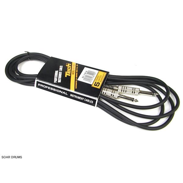 ギターケーブル・ギターシールド 3m （ストレート） エレキギターやベース、キーボードなどに最適！ ...