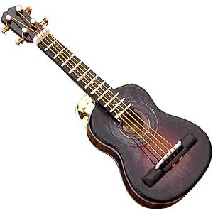 秋月貿易 デザイン小物 クラシックギター W2.5×D2×H10cm ミニチュアバンド ピンバ...
