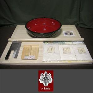 そば打ち道具一式 Ｍ判 そば粉セット(極上石臼一本挽き) 中古•美品 そば打ち道具一式 M判 そば粉セット(極上石臼一本挽き) 中古•美