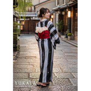 【17%OFF_SALE】ストライプドット柄浴...の詳細画像2