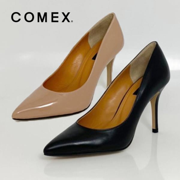 【送料無料】ポインテッドトゥ美脚ローパンプス 9cmヒール ブラック ピンクベージュ キャバ サンダ...