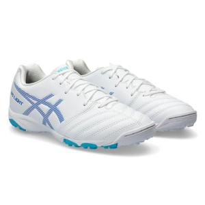 アシックス (asics) サッカー トレーニングシューズ トレシュー DS LIGHT JR GS TF ディーエスライト ジュニア ホワイト×ブルー 1104A047-102｜sobuesports