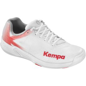 ケンパ (Kempa) ハンドボールシューズ WING 2.0 ウィング2.0 レディース 室内用 (2023) ホワイト×レッド 200855004｜sobuesports