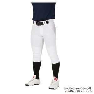 Rawlings（ローリングス）野球ウエア 4Dウルトラハイパーストレッチパンツ ショートフィット 少年用 マークあり ひざ二重加工 ホワイト APP9S01J