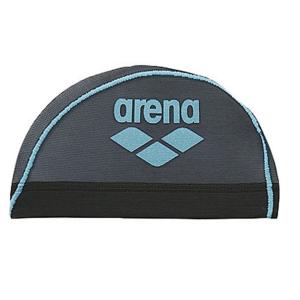 arena(アリーナ) スイムキャップ 帽子 浅メッシュキャップ ARN6414 ブラック×ブルー 水泳 プール｜sobuesports