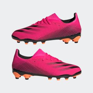 adidas(アディダス)　　エックスゴースト.3　HG/AG　J　サッカー　ジュニアスパイク　フットサル　FY1093｜sobuesports