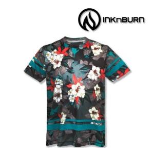 インクンバーン (INKnBURN) ランニングウエア Men's TROPICAL Tech Shirt テックTシャツ 半袖 メンズ インクアンドバーン IKB17｜sobuesports