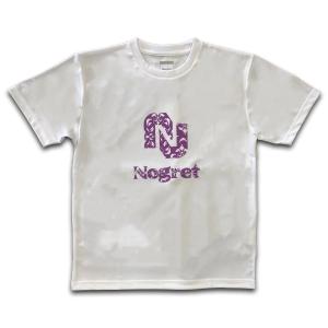 ノグレット (Nogret) トレーニングウエア Tシャツ Damask 半袖 ホワイト NOG23AW-T1-WHT｜sobuesports