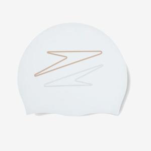 スピード (speedo) 水泳 スイムキャップ 帽子 プリントシリコーンキャップ ゴールド×シルバー SE12310-GV｜sobuesports