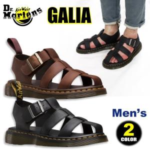 ドクターマーチン Dr.Martens メンズ サンダル ガリア フィッシャーマン レザー ストラップ グラディエーター シューズ