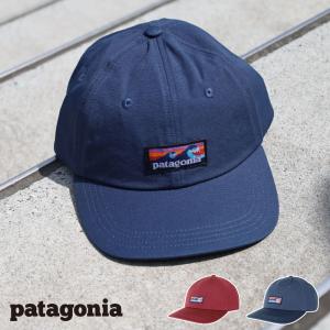 パタゴニア Patagonia キャップ 帽子 ベースボールキャップ カーブつば ストラップバック メンズ レディース Boardshot Label Trad Hat 38361｜socalworks