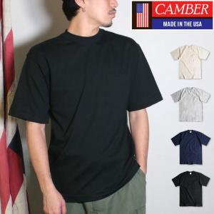 キャンバー CAMBER 半袖 Tシャツ FAINEST POCKET TEE #702 大きいサイズ ポケット 6オンス 無地 返品交換不可｜socalworks