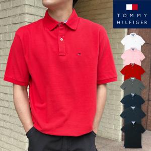 TOMMY HILFIGER トミー・ヒルフィガー メンズ 半袖 ポロシャツ トップス IVY POLO SHIRT CLASSIC FIT クラシックフィット コットン 綿 ワンポイント 無地