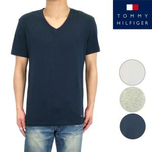 トミー ヒルフィガー TOMMY HILFIGER クラシック Vネック 半袖 Tシャツ 無地 ロゴ アンダーウェア インナー 下着 カットソー トップス メンズ 男性用