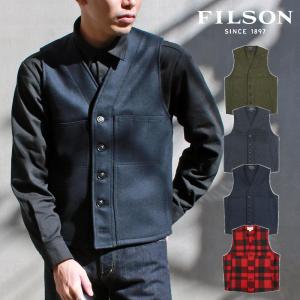 フィルソン Filson メンズ マッキーノ ウール ベスト Mackinaw Wool Vest アウトドア アメカジ ブランド アメリカ製 G Just Goods アメカジファッション 通販 Yahoo ショッピング