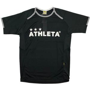 アスレタ　ATHLETA　プラクティスシャツ 2S　ブラック　サッカー　フットサル　半袖　プラシャツ　02366 70｜soccershop-players