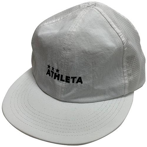 アスレタ　ATHLETA　フラットバイザーコーチングキャップ　ホワイト　サッカー　フットサル　帽子　...
