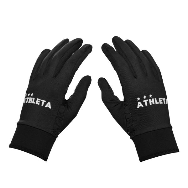 アスレタ　ATHLETA　フィールドグローブ　ブラック　手袋　サッカー　フットサル　トレーニング　0...