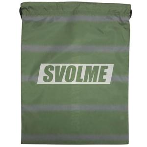 スボルメ　SVOLME　BORDERロゴシューズ袋　カーキ　サッカー　フットサル　シューズ袋　マルチバッグ　1213 88729 KHK｜soccershop-players