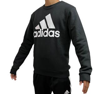 アディダス　adidas　M ESS BL　裏起毛クルーネック　スウェット　ブラック　サッカー　フットサル　スウェット　29196-gk9074｜soccershop-players