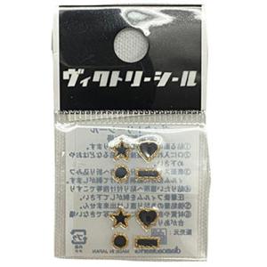 ダイヤモンドマーク　diamondmark　ヴィクトリーシール　Vシール　黒×金　星型　点　ハイフン　ハート シール　DV006　02　mark