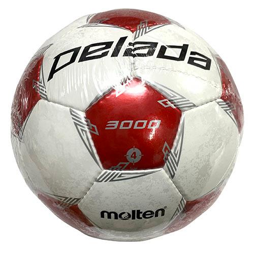 モルテン　molten　ペレーダ3000　ホワイト×メタリックレッド　4号　サッカーボール　ボール　...