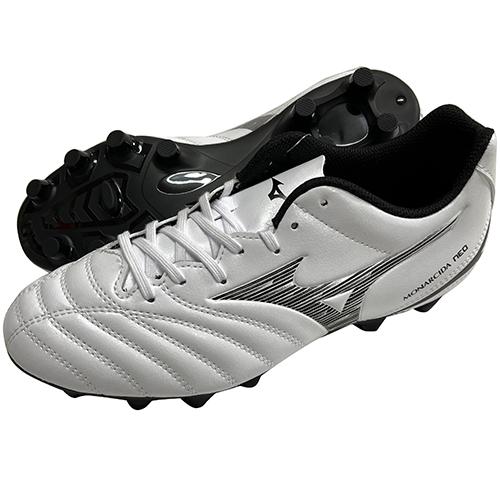 ミズノ　MIZUNO　モナルシーダNEO 3 SELECT　ホワイト×ブラック　サッカースパイク　サ...