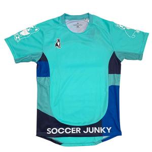 サッカージャンキー　Soccer Junky　THUNDER STORM+1　ワークアウトシャツ　ナディアグリーン　半袖　プラクティスシャツ　SJ22A01 190｜soccershop-players