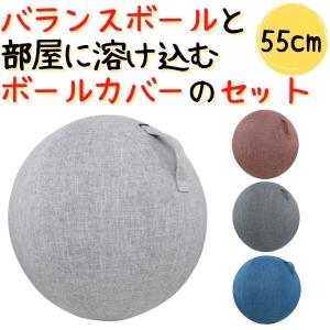 バランスボール カバー セット 55cm ヨガ...の詳細画像1