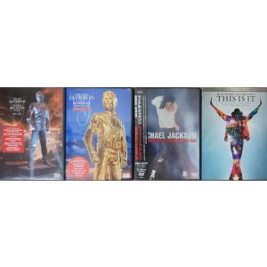 ＭＩＣＨＡＥＬ　ＪＡＣＫＳＯＮのＤＶＤ、４枚セット（ヒストリー１、ヒストリー２、ライヴ・イン・ブカレ...