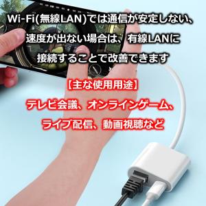 2in1 有線 LAN アダプタ iPhone...の詳細画像4