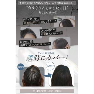 白髪隠し 薄毛隠し 増毛スプレー 公式 チャッ...の詳細画像2
