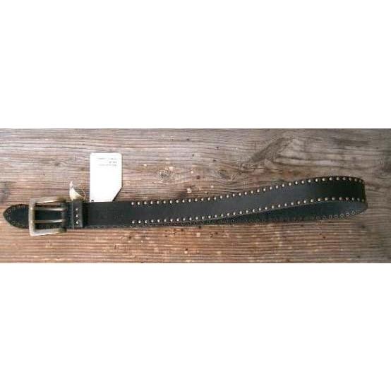 Oran&apos;ge PIN LEATHER BELT BLK M/L